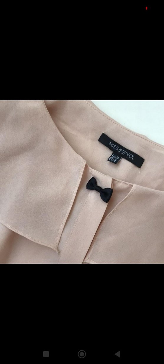 İpekyol pudra rengi gömlek - Görsel 3