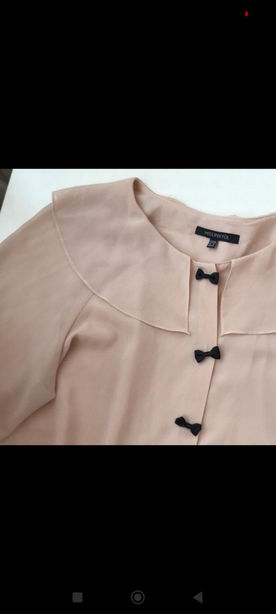 İpekyol pudra rengi gömlek - Görsel 4