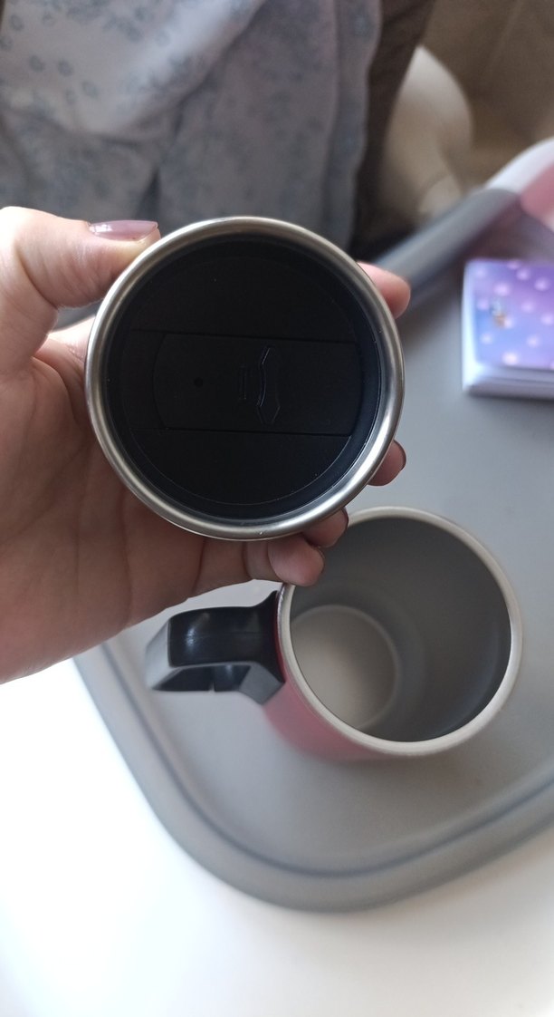 Kırmızı Termoslu Seyahat Kupası - Görsel 5