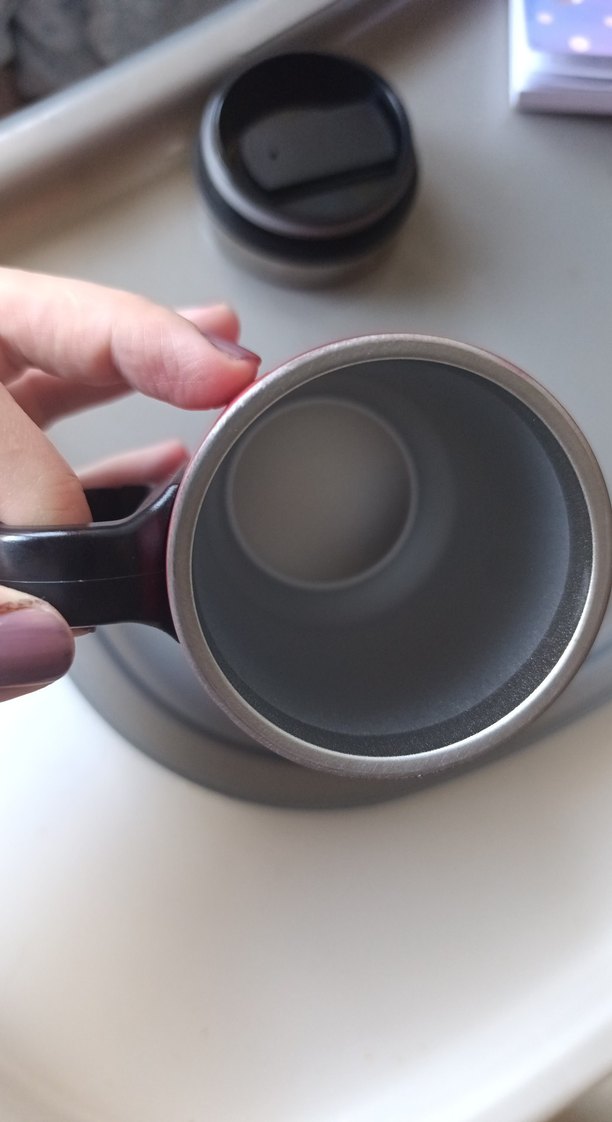 Kırmızı Termoslu Seyahat Kupası - Görsel 4