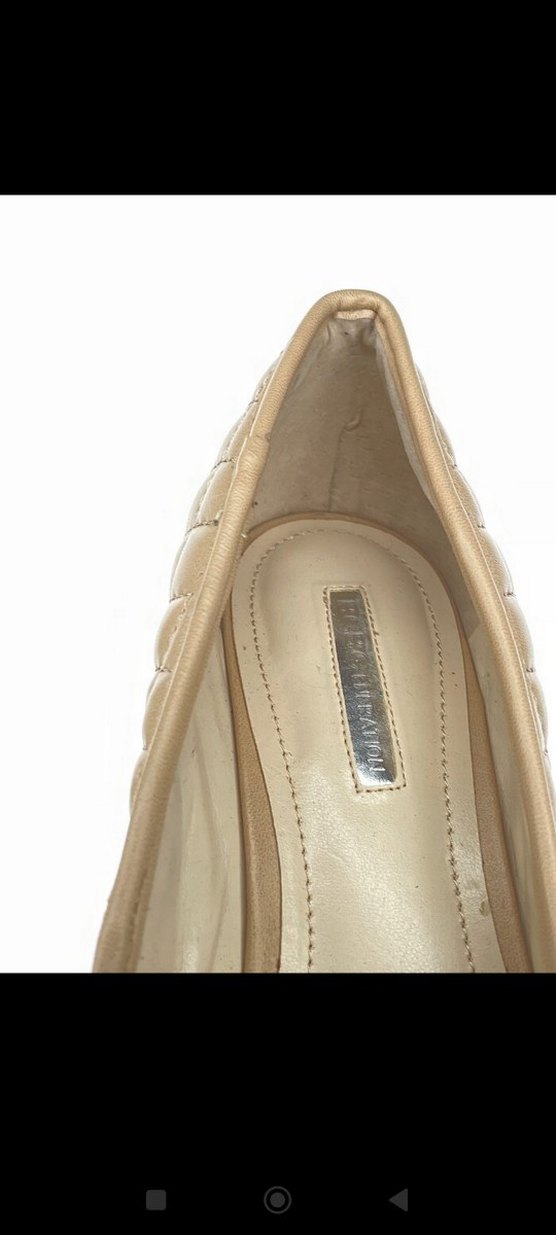 Bej Kadın Dolgu Topuk Ayakkabı - Görsel 4