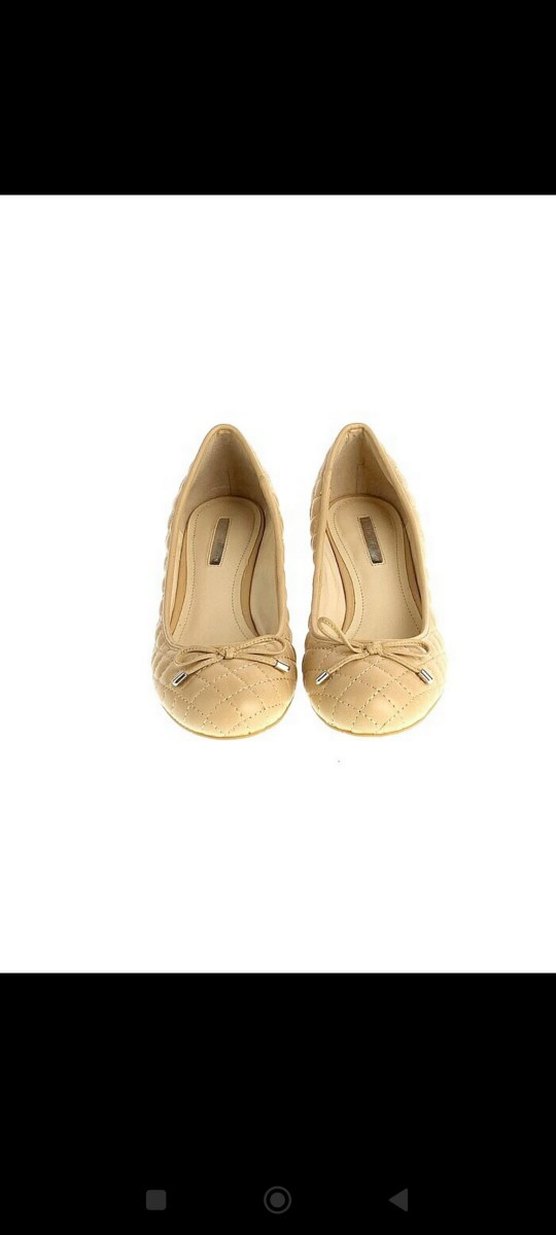 Bej Kadın Dolgu Topuk Ayakkabı - Görsel 3