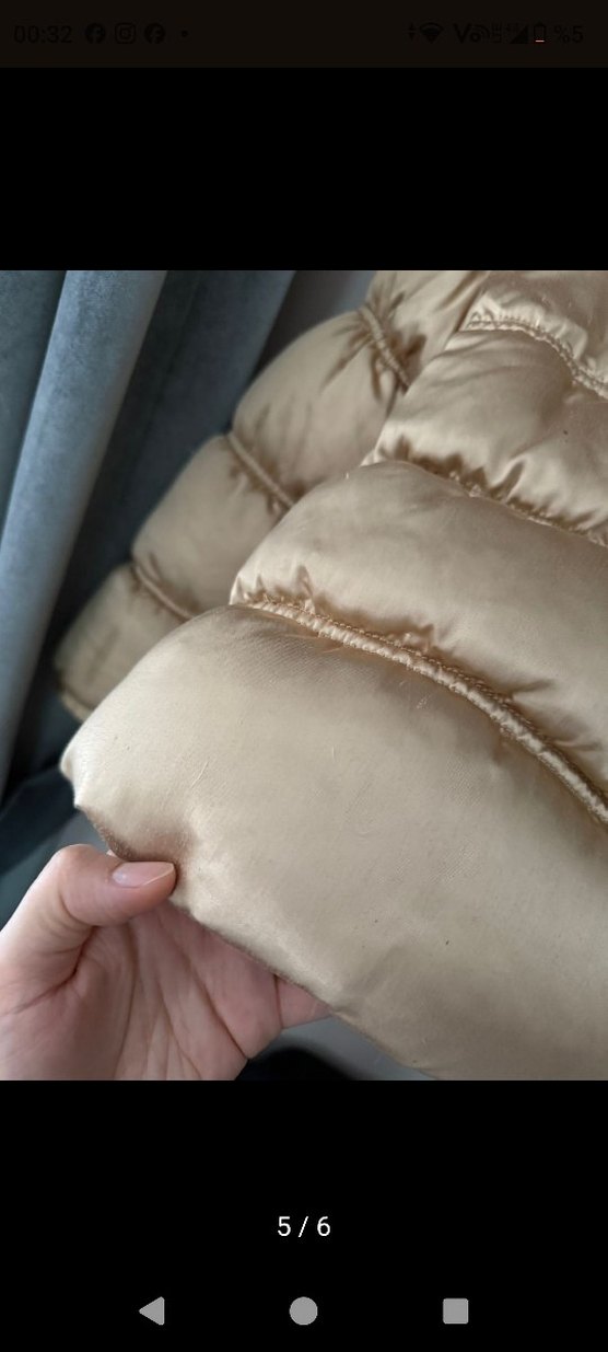 Kız Çocuk Gold renk Mont - Görsel 3