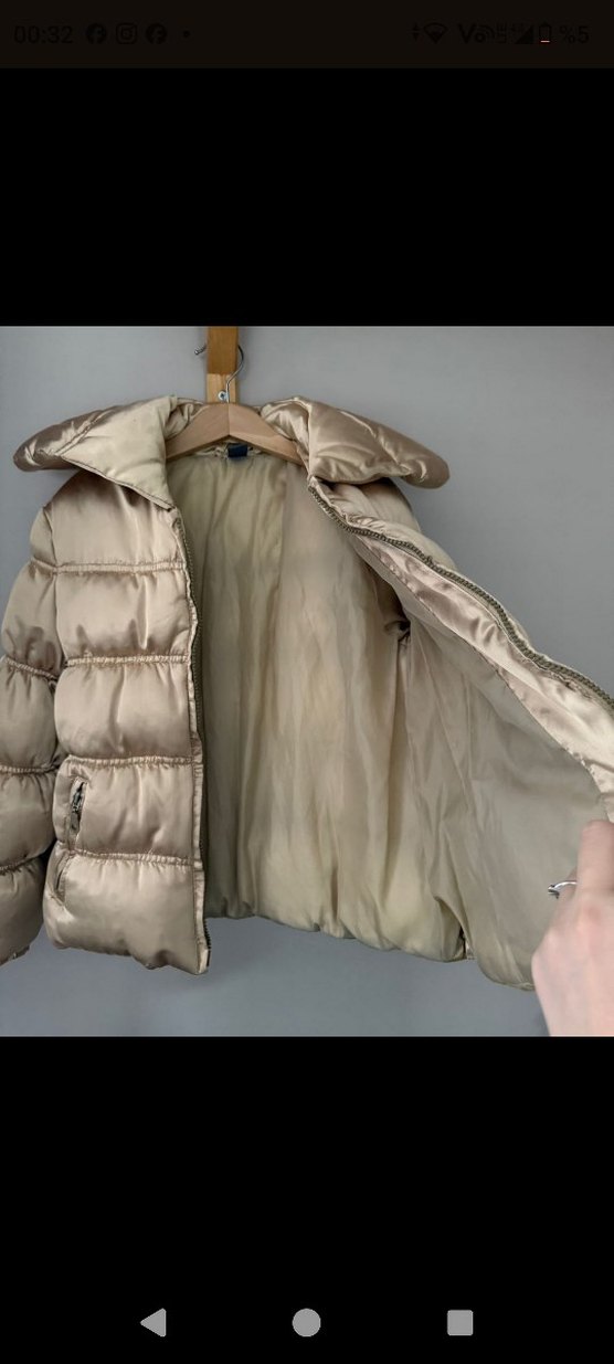 Kız Çocuk Gold renk Mont - Görsel 2