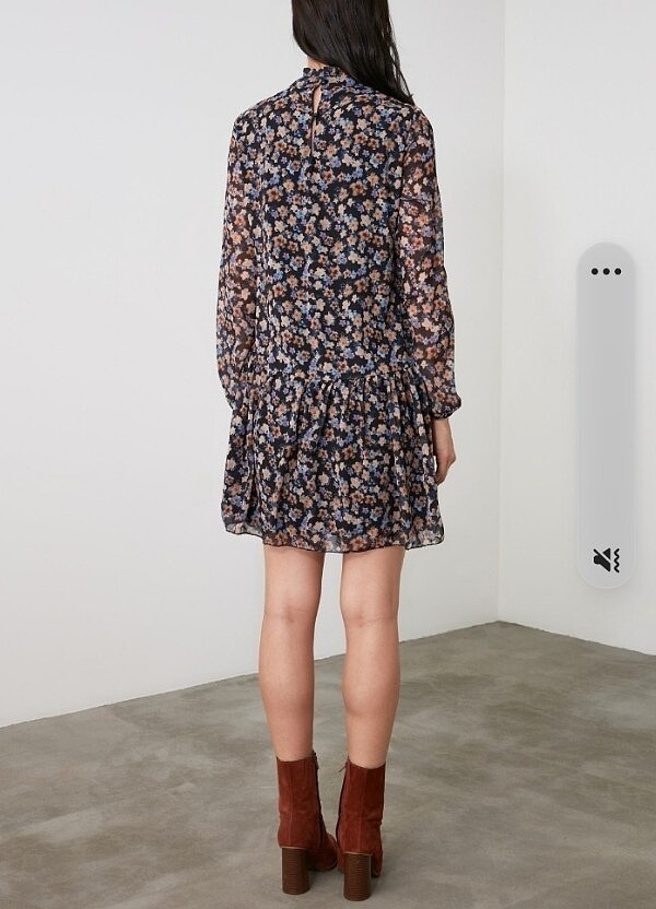 Şifon elbise - Görsel 3