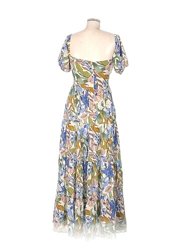 s Beden Vintage Love Uzun Elbise %70 İndirimli.