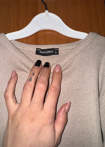 Siyah, Uzun Kollu, İnce Kesim Kadın Kazak - Görsel 4