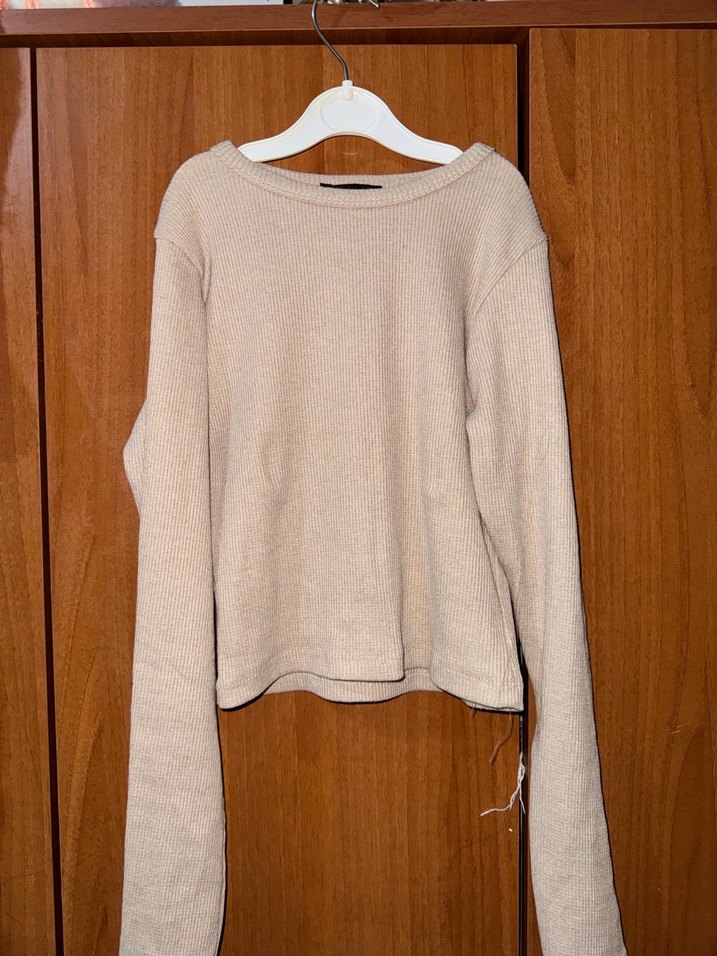 Siyah, Uzun Kollu, İnce Kesim Kadın Kazak - Görsel 3