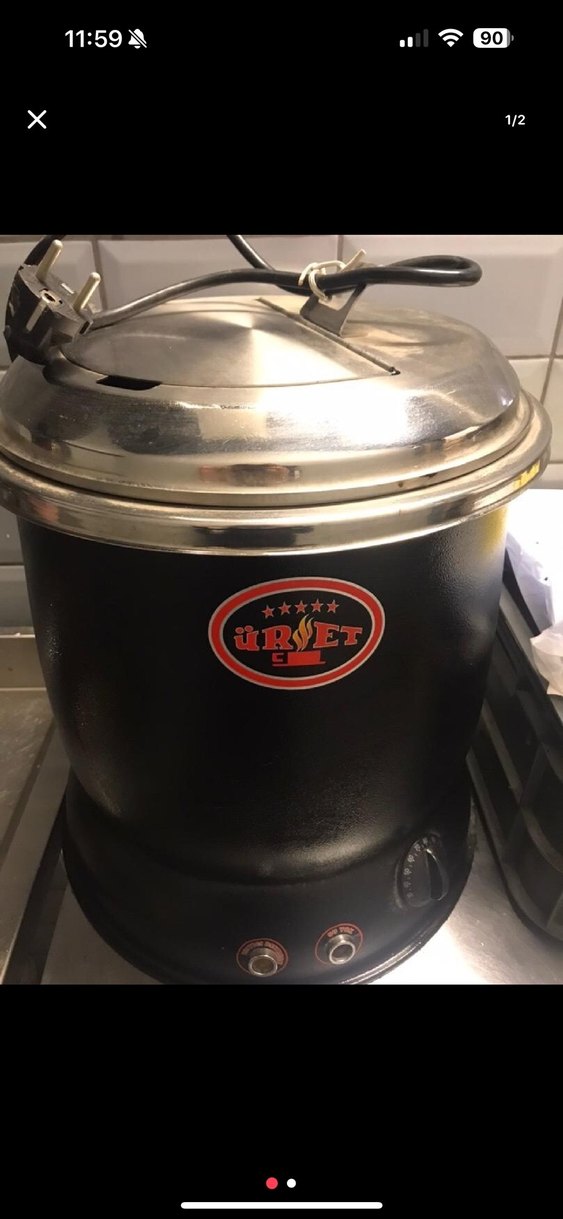 Siyah Üret Marka Elektrikli Tencere - Görsel 2