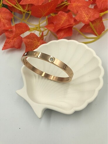 Cartier rose renk Çelik bileklik