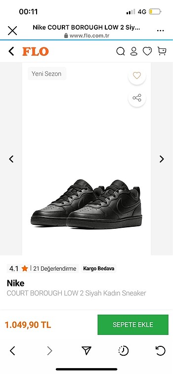 Nıke spor ayakkabı