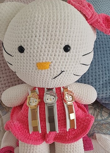  Beden çeşitli Renk Hello kitty kol saat 