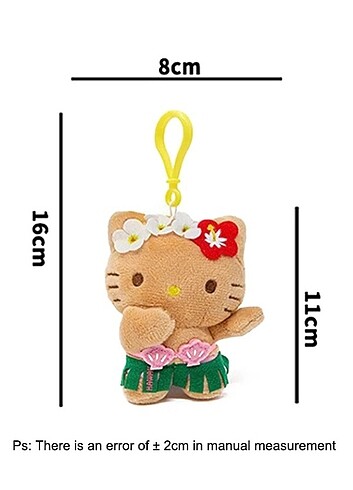 Beden çeşitli Renk Hello kitty anahtarlik