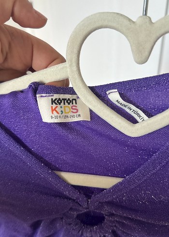 Parlak Mor Triko Kız Bolero - Görsel 3