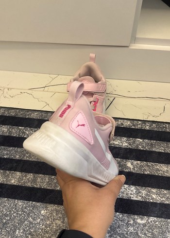 Kız Çocuk Pembe Cırt Cırtlı Spor Ayakkabı - Görsel 2