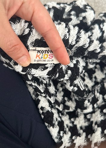 Ekose Desenli Gri Mini Etek - Görsel 3