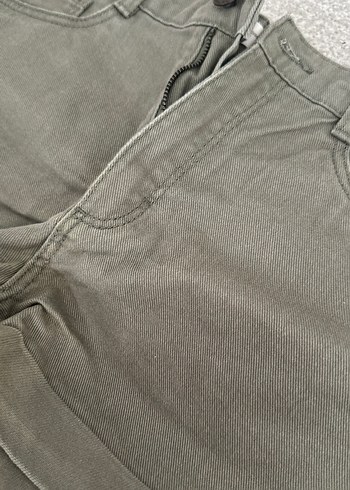 Gri kız çocuk Mini Şort - Görsel 2