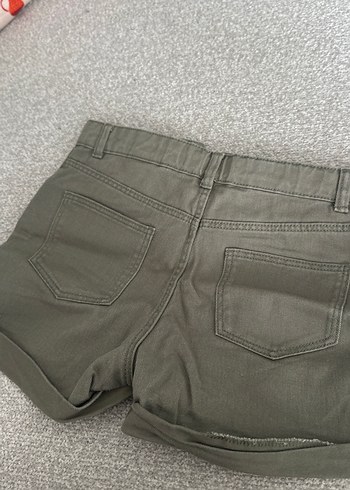 Gri kız çocuk Mini Şort - Görsel 4