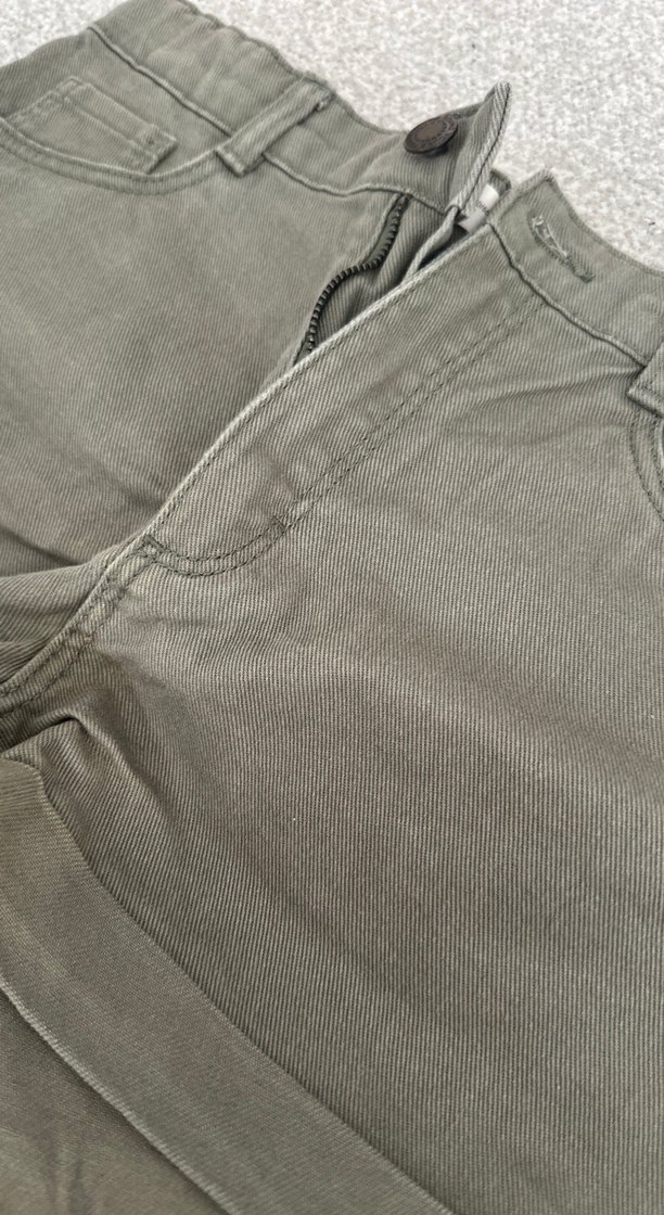 Gri kız çocuk Mini Şort - Görsel 2