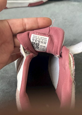 Kız Çocuk Pembe Cırt Cırtlı Spor Ayakkabı - Görsel 4