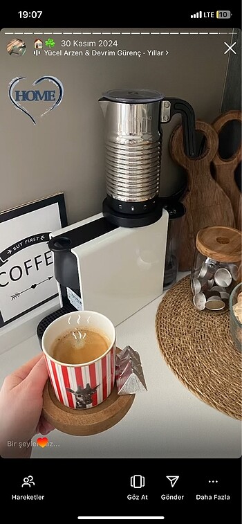Nespresso kahve makinesi nespresso süt köpürtücü