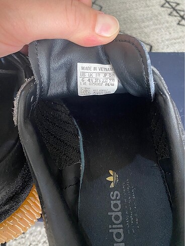 37,5 Beden siyah Renk Adidas Samba