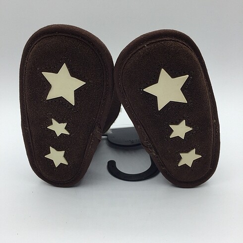 16 Beden kahverengi Renk Marks and Spencer Unisex Baby (3-6 Ay) Pre-Walker Süet Bot