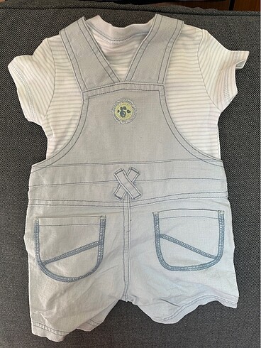 Next Next Baby Unisex Salopet İkili Takım (3-6 Ay)