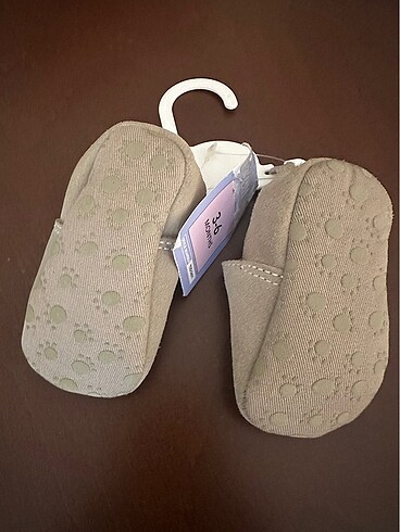 Marks & Spencer Marks & Spencer 3-6 Ay Unisex Baby Nubuk Patik