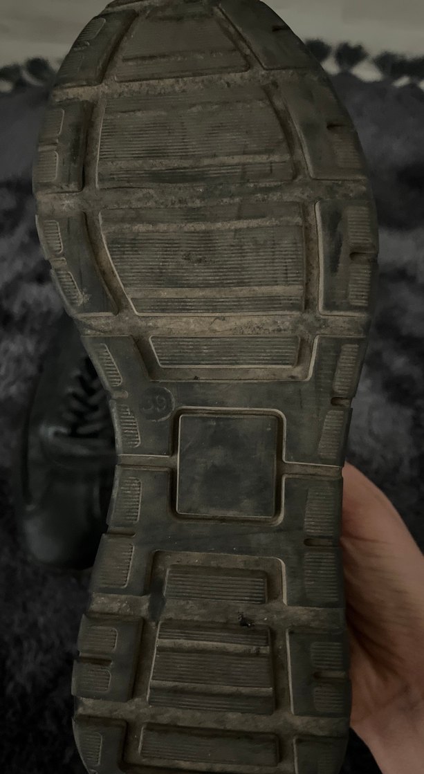 Siyah Deri Erkek Spor Ayakkabı - Görsel 4