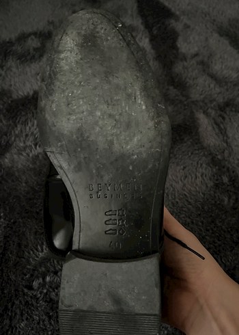 Klasik Erkek Siyah Rugan Ayakkabı - Görsel 2