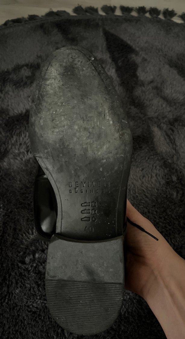 Klasik Erkek Siyah Rugan Ayakkabı - Görsel 2