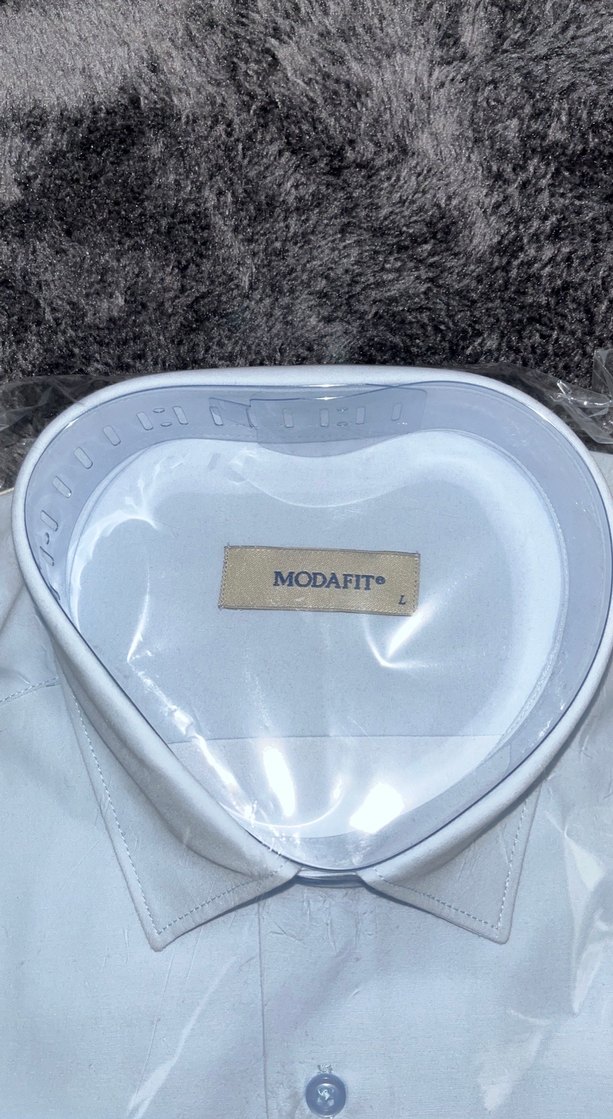 Mavi Uzun Kollu Erkek Gömlek - Görsel 2