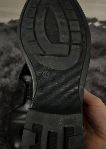 Erkek Siyah Deri Klasik Ofis Ayakkabısı - Görsel 3