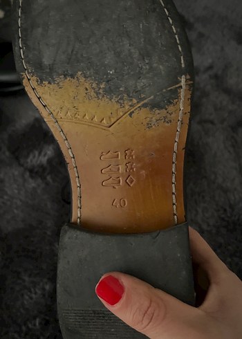 Bordo Deri Klasik Erkek Ayakkabı - Görsel 3