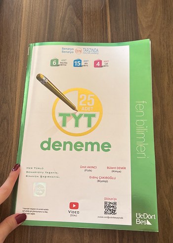 25 Adet TYT Fen Bilimleri Deneme Kitabı
