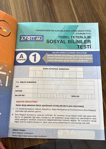 25 TYT Sosyal Bilimler Denemeleri Kitabı