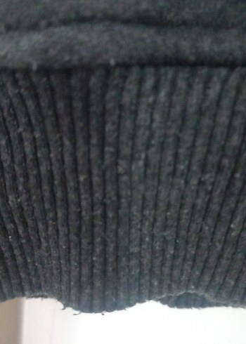 Erkek Gri Fermuarlı Kapüşonlu ceket - Görsel 5