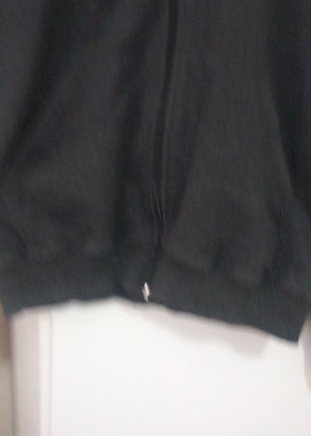 Erkek Gri Fermuarlı Kapüşonlu ceket - Görsel 4