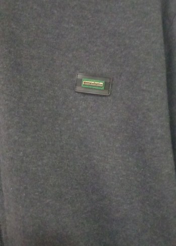 Erkek Gri Fermuarlı Kapüşonlu ceket - Görsel 2