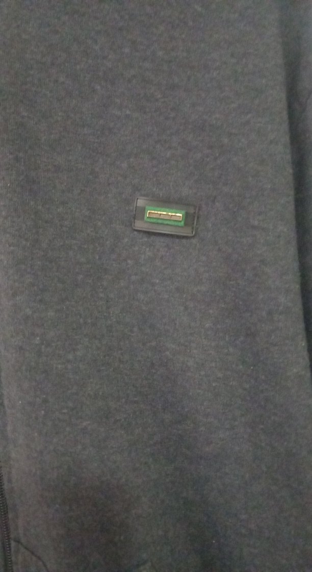 Erkek Gri Fermuarlı Kapüşonlu ceket - Görsel 2