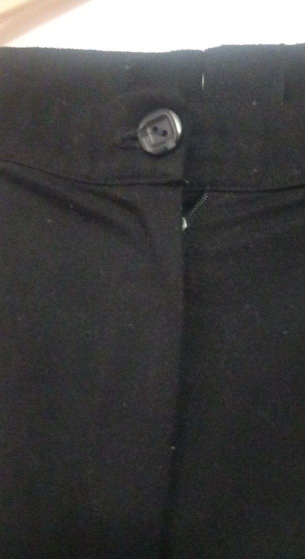 Siyah Kadın Kumaş Pantolon - Görsel 3