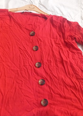 Düğmeli bayan gömlek - Görsel 7