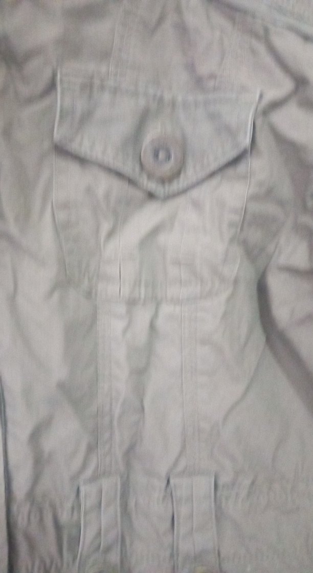 Düğmeli keten bayan ceket - Görsel 3