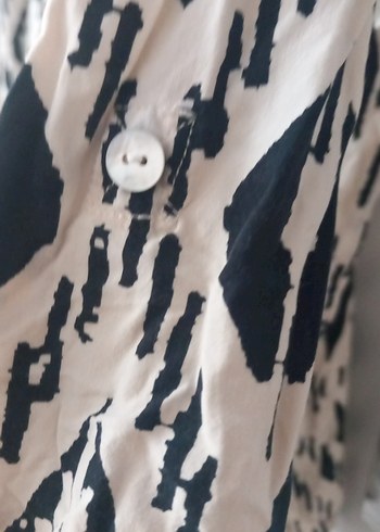 siyah gri desenli bayan gömlek - Görsel 8