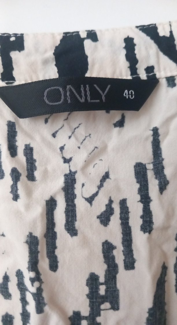 siyah gri desenli bayan gömlek - Görsel 4