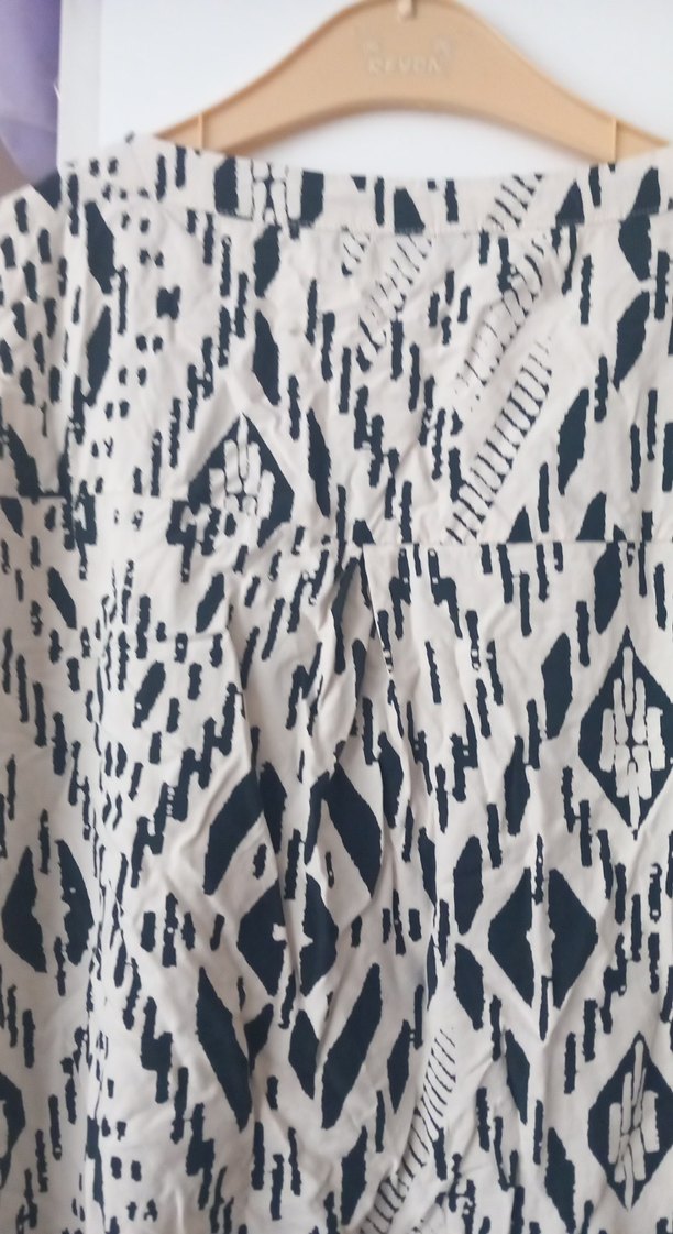 siyah gri desenli bayan gömlek - Görsel 5