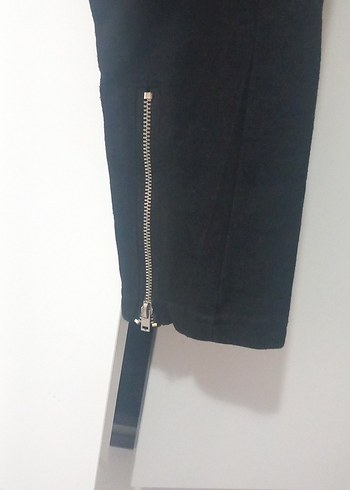 Siyah Fermuarlı eşofman - Görsel 4