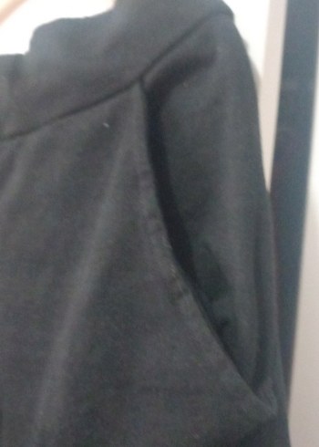 Siyah Fermuarlı eşofman - Görsel 2