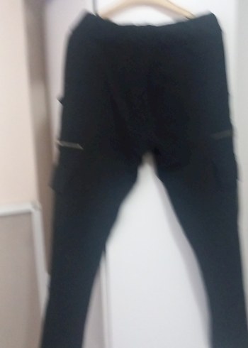 Siyah Fermuarlı eşofman - Görsel 6